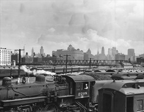 Chicago Railyards & Skyline