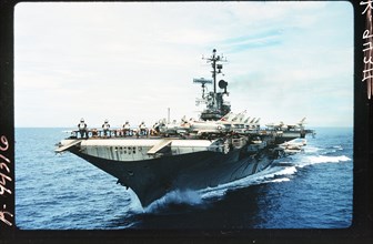 USS HANCOCK Underway, 1972