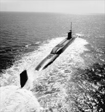 Lafayette class nuclear-powered strategic missile submarine USS VON STEUBEN