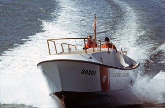 30 foot Coast Guard motor surfboat