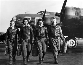 Pistol Packin' Mama B-17 - Women Airforce Service pilots Frances Green