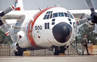 Cost Guard HC-130 Hercules Airplane
