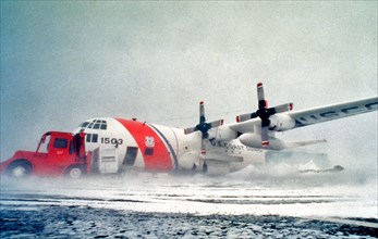 HC-130 Coast Guard Airplane