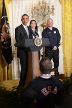 President Barack Obama speaks at a White House event