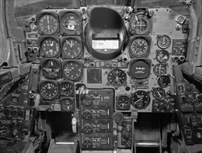 Close up of the Cockpit of an RF-84 Thunderstreak