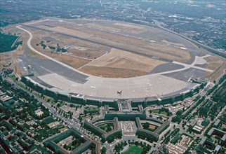 10/14/1983 - An aerial view of Tempelhof Central Airport.