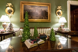 The Green Room of the White House