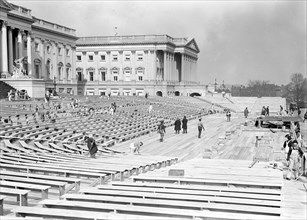 Building Inagural stands at the U.S. Capitol
