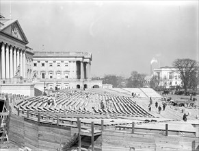 Building Inagural stands at the U.S. Capitol