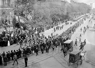 Funeral procession of Rear Admiral Winfield Scott Schley