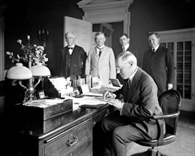President Woodrow Wilson signing the San Diego Expo bill