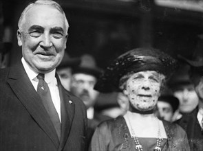 President Warren G. Harding and First Lady Florence Harding