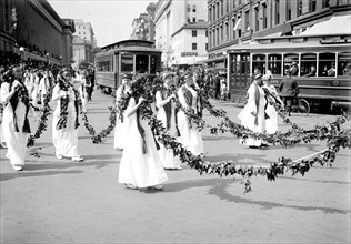 Woman suffrage parade