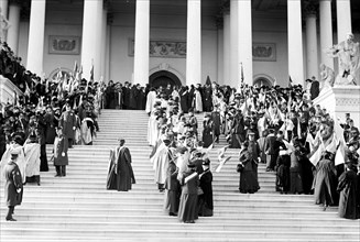 Woman Suffrage March on the Capitol