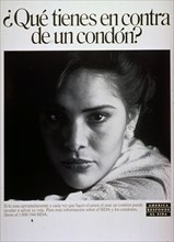 1980s AIDS Poster in Spanish.