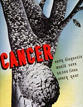 cancer poster - 1900s.