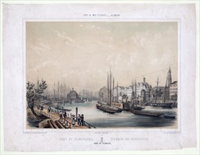 Port of Hamburg 1800s.