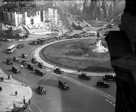 Historical Washington D.C. - Thomas Circle rush hour
