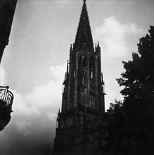 Church in Frieburg Germany late 1930s.