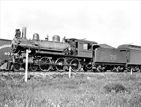 Photograph of Canadian Northern Railway locomotive