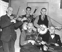 Members of the Bog Trotters Band