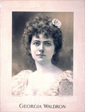 Georgia Waldron ca 1898.