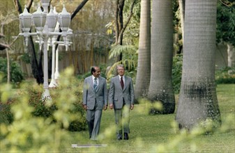 Jimmy Carter and President Carlos Perez