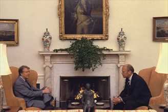 Jimmy Carter and Gerald Ford