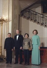 Deng Xiaoping Jimmy Carter Madame Zhuo Lin and Rosalynn Carter