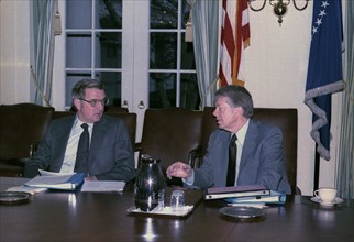 Walter Mondale and Jimmy Carter