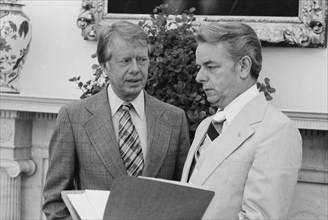 Jimmy Carter with Senator Robert Byrd