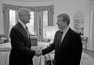 Jimmy Carter with Senator Ernest Hollings