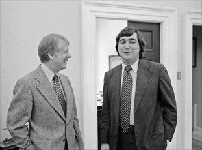Jimmy Carter with Pat Caddell