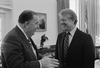 Jimmy Carter with Senator Jennings Randolph
