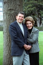 1981 President Reagan and Nancy Reagan.