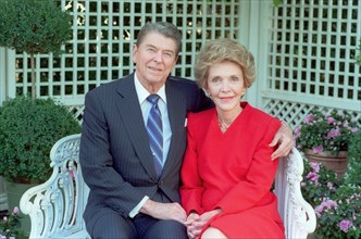 1988 President Reagan and Nancy Reagan.