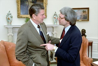 President Reagan and David Stockman.