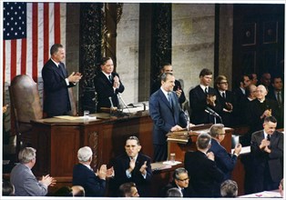 President Richard Nixon Making the State of the Union Address 1 20 1971.