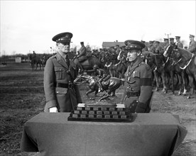 Fort Myer cavalry troop wins much coveted Goodrich Trophy March 1930.