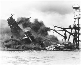 World War II Photo - Pearl Harbor.