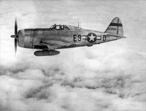 P-47 Thunderbolt Airplane in flight