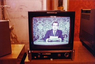 Nixon addresses people of USSR and United States 1972.