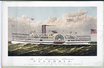 The new excursion steamer Columbia gem of the ocean