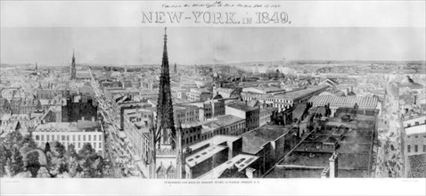 New York, in 1849 Print