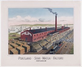 Portland star match factory, Portland, Maine 1860