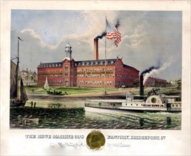 The Howe machine co's factory, Bridgeport, Co.