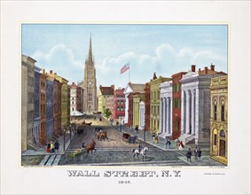View of Wall Street, N.Y. 1847