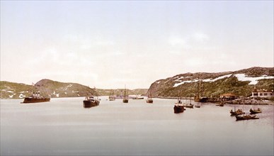 General view, Port Catherine, Kola Peninsula, Russia ca. 1890