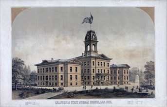 California State Normal School, San Jose ca. 1881