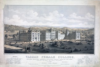 Vassar female college, egidius ca. 1862